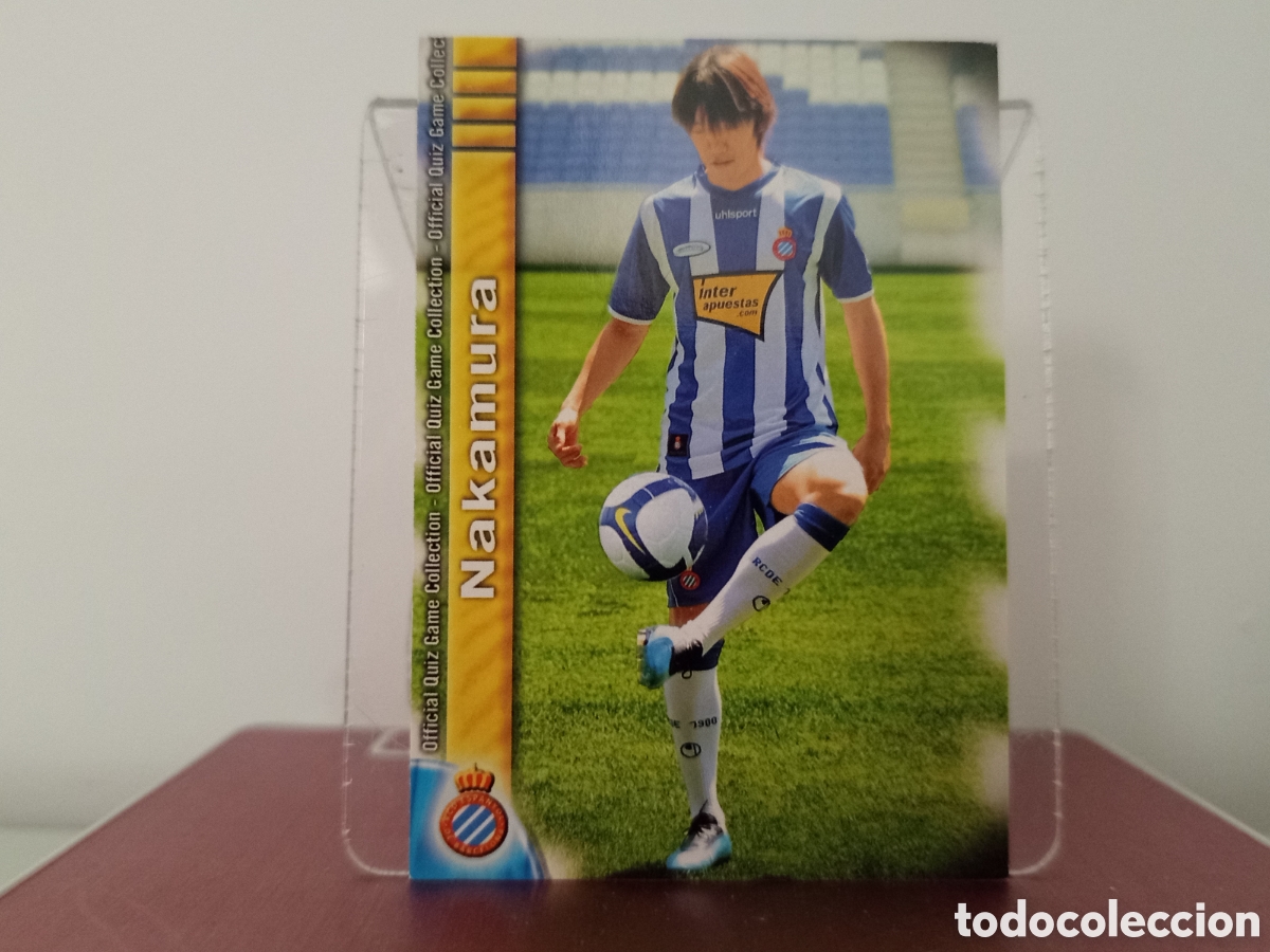 Figurine di Calcio: ❇️ CROMO ⚽ NAKAMURA ESPA&Ntilde;OL FICHAS LIGA QUIZ COLLECTION MUNDICROMO ❇️