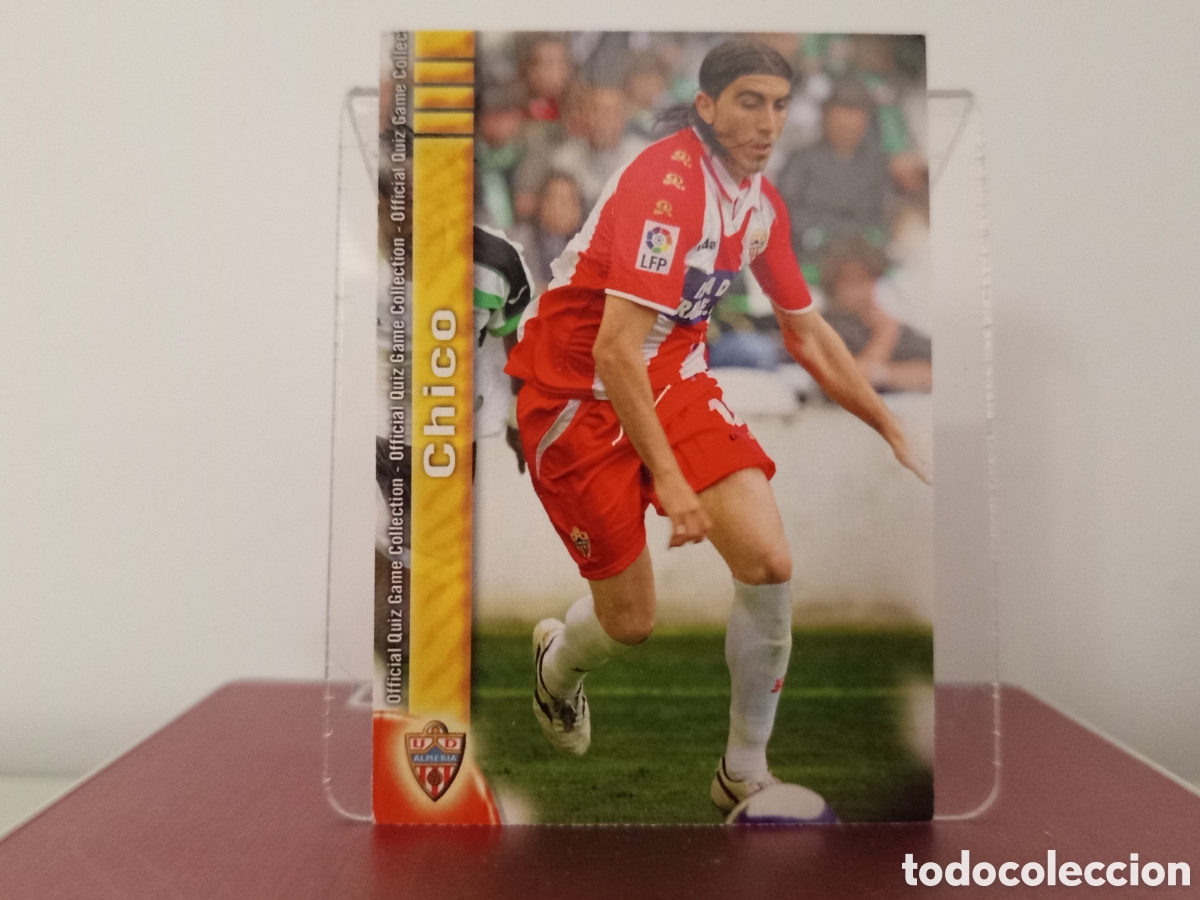 Cromos de Futebol: ❇️ CROMO ⚽ CHICO ALMER&Iacute;A FICHAS LIGA QUIZ COLLECTION MUNDICROMO ❇️
