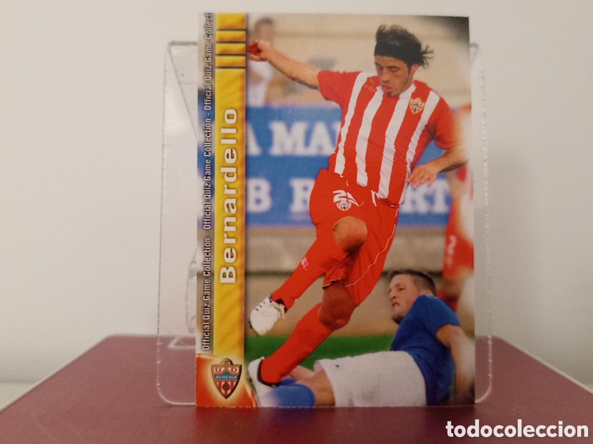 Cromos de Futebol: ❇️ CROMO ⚽ BERNARDELLO ALMER&Iacute;A FICHAS LIGA QUIZ COLLECTION MUNDICROMO ❇️