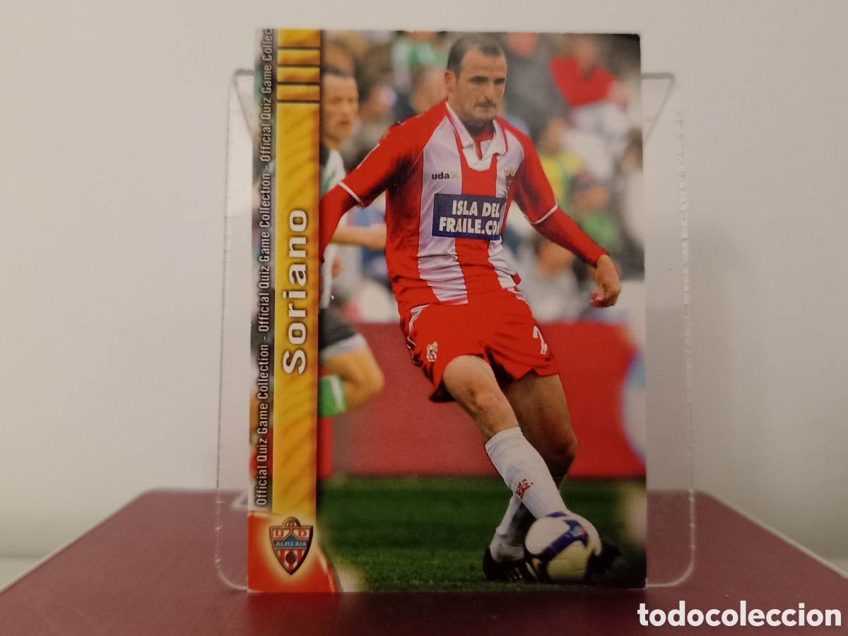 Cromos de Futebol: ❇️ CROMO ⚽ SORIANO ALMER&Iacute;A 287 FICHAS LIGA QUIZ COLLECTION MUNDICROMO ❇️