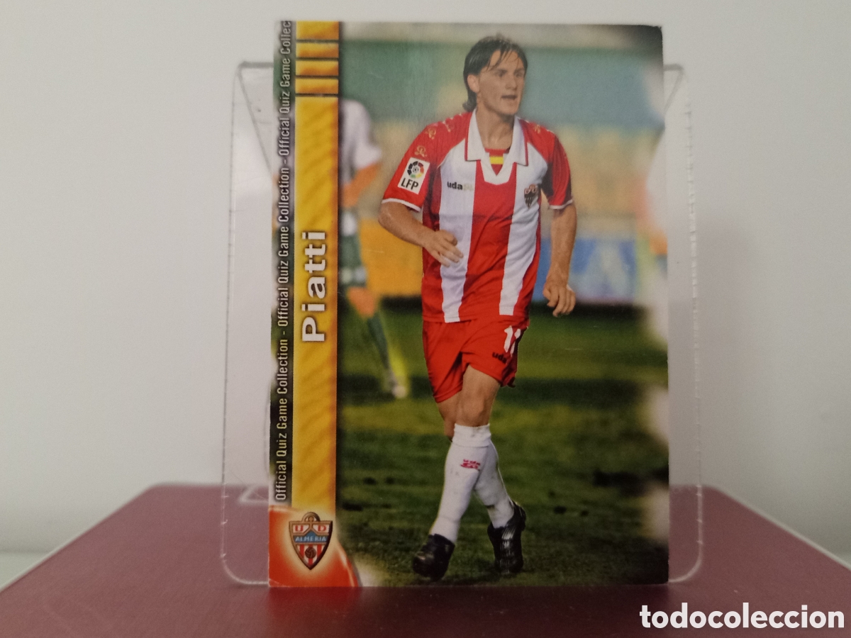 Cartes &agrave; collectionner de Football: ❇️ CROMO ⚽ PIATTI ALMER&Iacute;A 290 FICHAS LIGA QUIZ COLLECTION MUNDICROMO ❇️