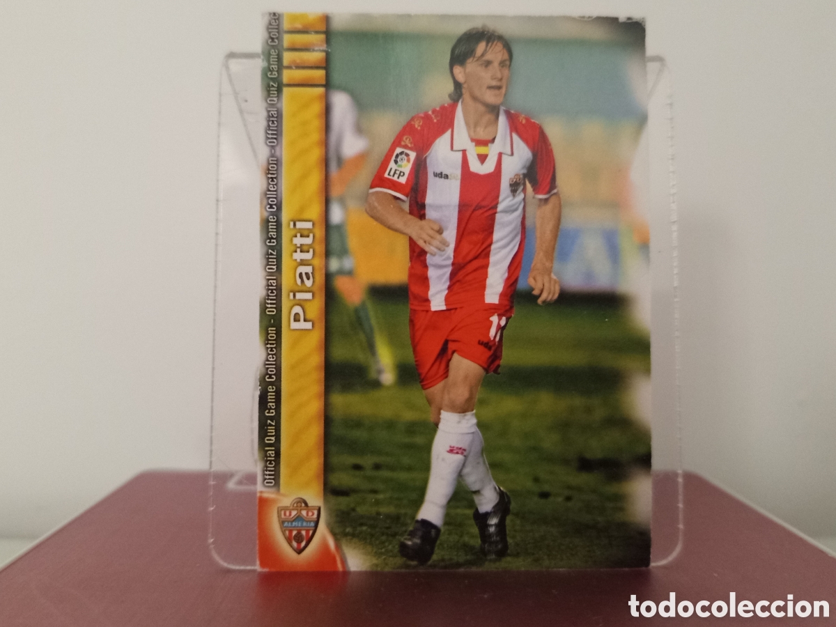 Cartes &agrave; collectionner de Football: ❇️ CROMO ⚽ PIATTI ALMER&Iacute;A 290 FICHAS LIGA QUIZ COLLECTION MUNDICROMO ❇️