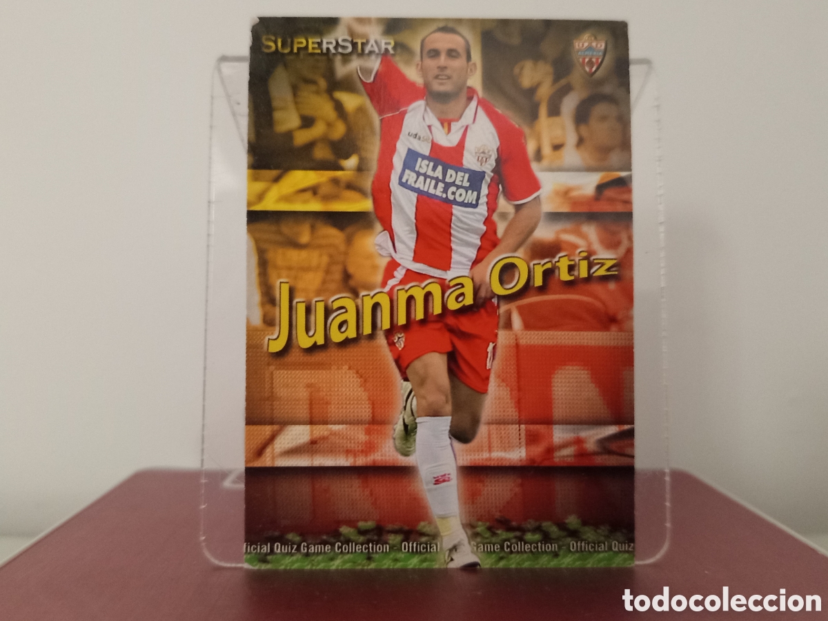 Cromos de F&uacute;tbol: ❇️ CROMO ⚽ JUANMA ORTIZ ALMER&Iacute;A 293 SUPESTAR FICHAS LIGA QUIZ COLLECTION MUNDICROMO ❇️