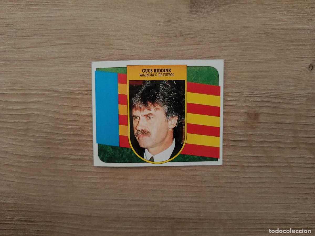 Cromos de F&uacute;tbol: CROMO DE FUTBOL LIGA ESTE GUUS HIDDINK VALENCIA SIN PEGAR NUNCA PEGADO 91 92 1991 1992 D426