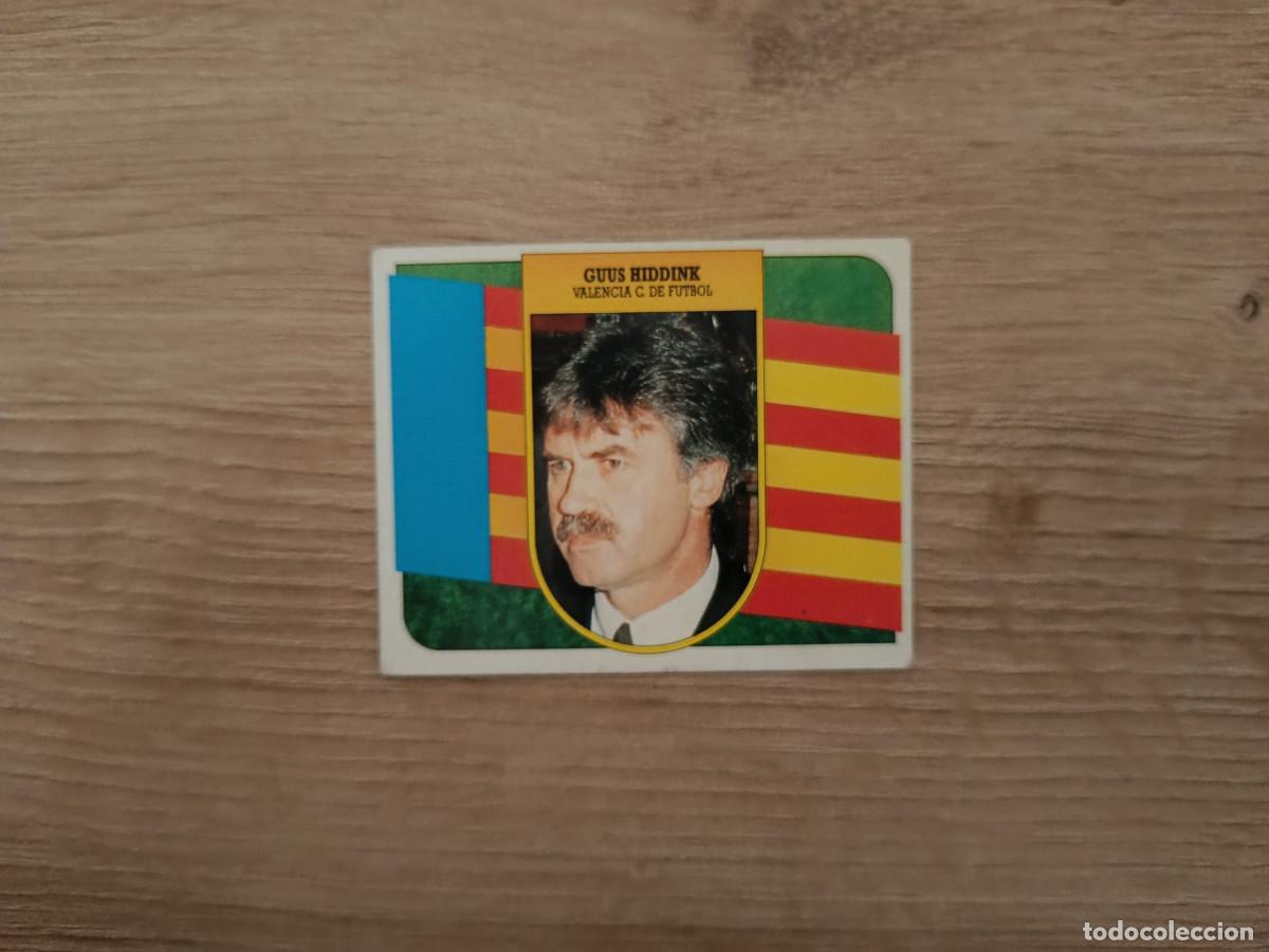 Cromos de F&uacute;tbol: CROMO DE FUTBOL LIGA ESTE GUUS HIDDINK VALENCIA SIN PEGAR NUNCA PEGADO 91 92 1991 1992 D426