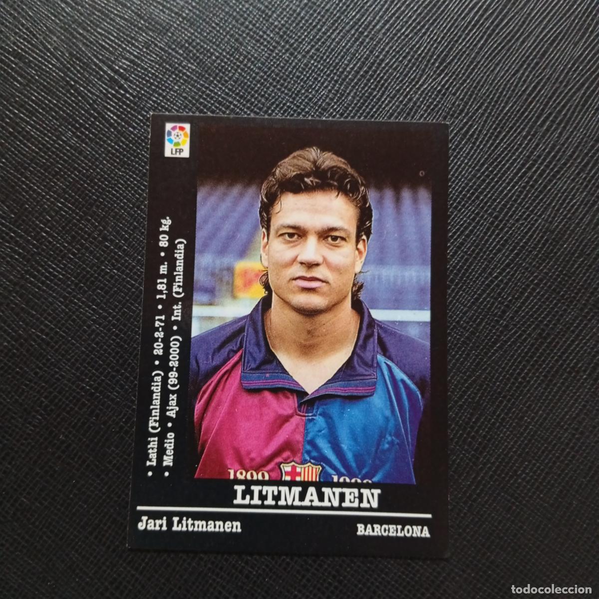 Cromos de F&uacute;tbol: 28 LITMANEN BARCELONA PANINI 2000 2001 CROMO FUTBOL 00 01 LIGA - SIN PEGAR - A165 PG397