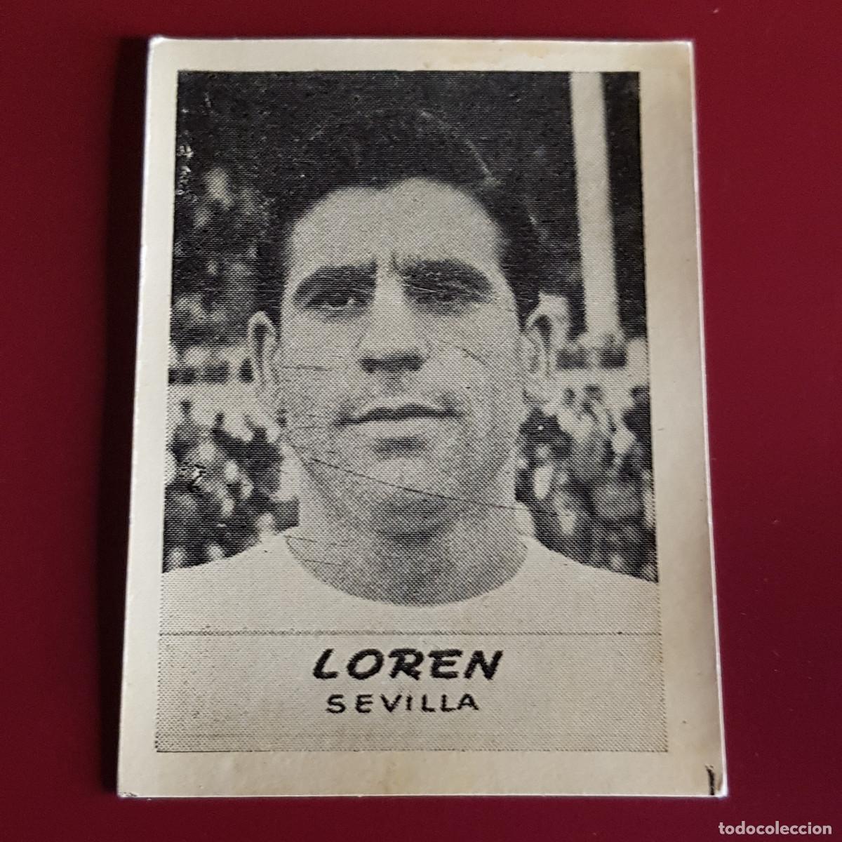 Cromos de F&uacute;tbol: JORNADA DEPORTIVA - FUTBOLISTAS - 1960 1961 - 60 61 - SEVILLA - LOREN - NUNCA PEGADO