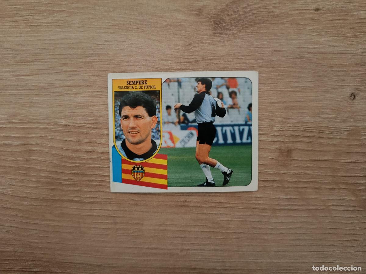 Cromos de F&uacute;tbol: CROMO DE FUTBOL LIGA ESTE SEMPERE VALENCIA SIN PEGAR NUNCA PEGADO 91 92 1991 1992 D426