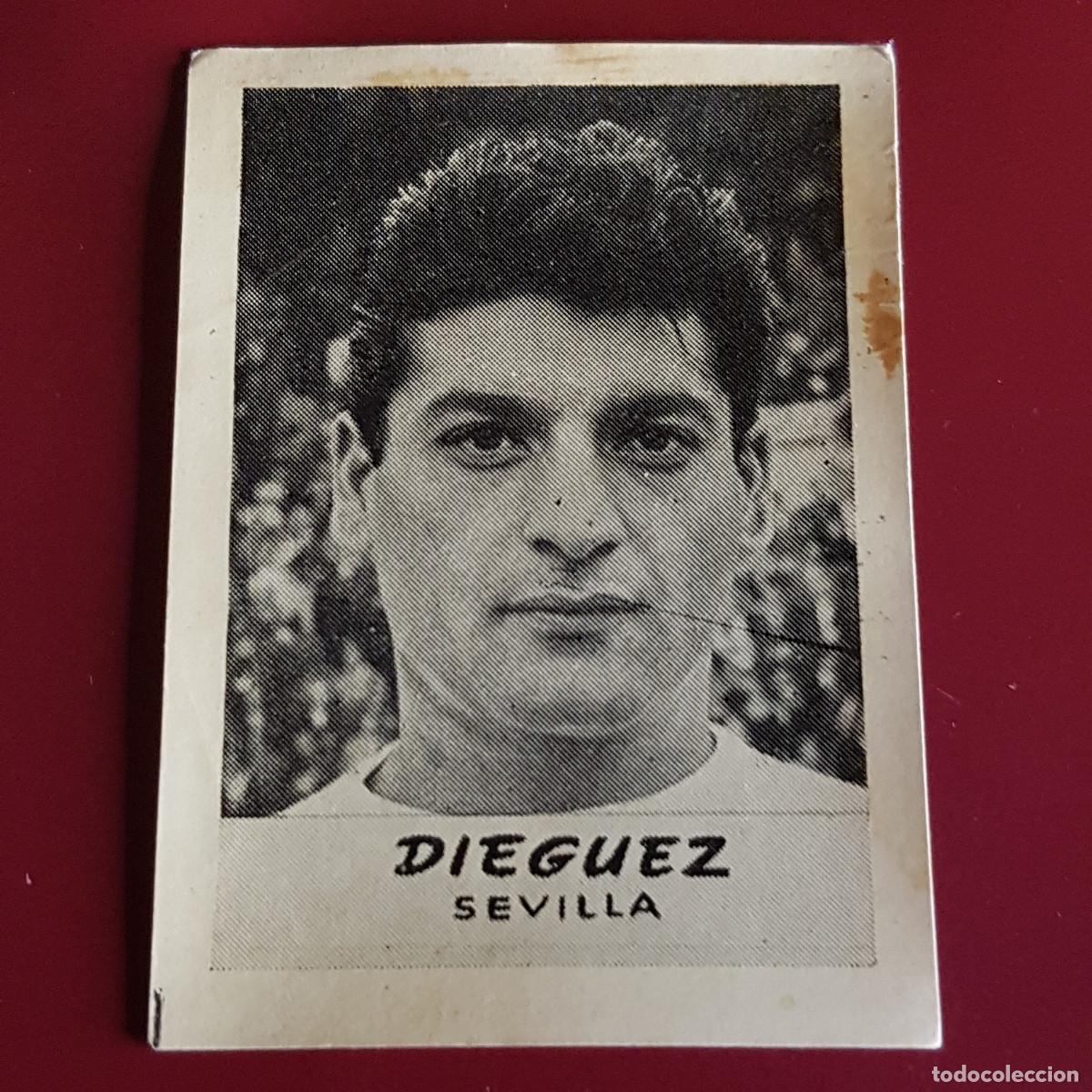 Cromos de F&uacute;tbol: JORNADA DEPORTIVA - FUTBOLISTAS - 1960 1961 - 60 61 - SEVILLA - DIEGUEZ - NUNCA PEGADO