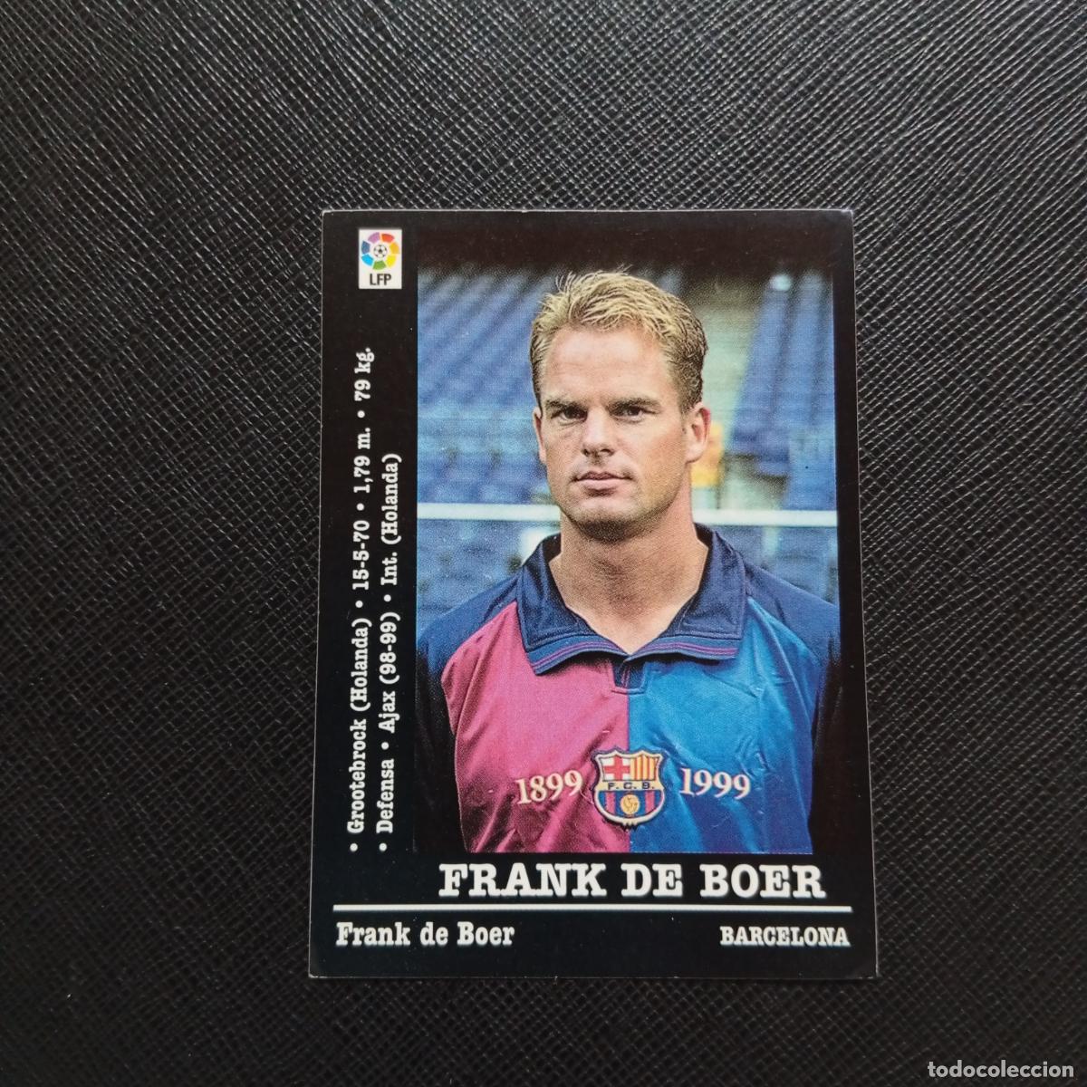 Cromos de F&uacute;tbol: 22 FRANK DE BOER BARCELONA PANINI 2000 2001 CROMO FUTBOL 00 01 LIGA - SIN PEGAR - A165 PG406