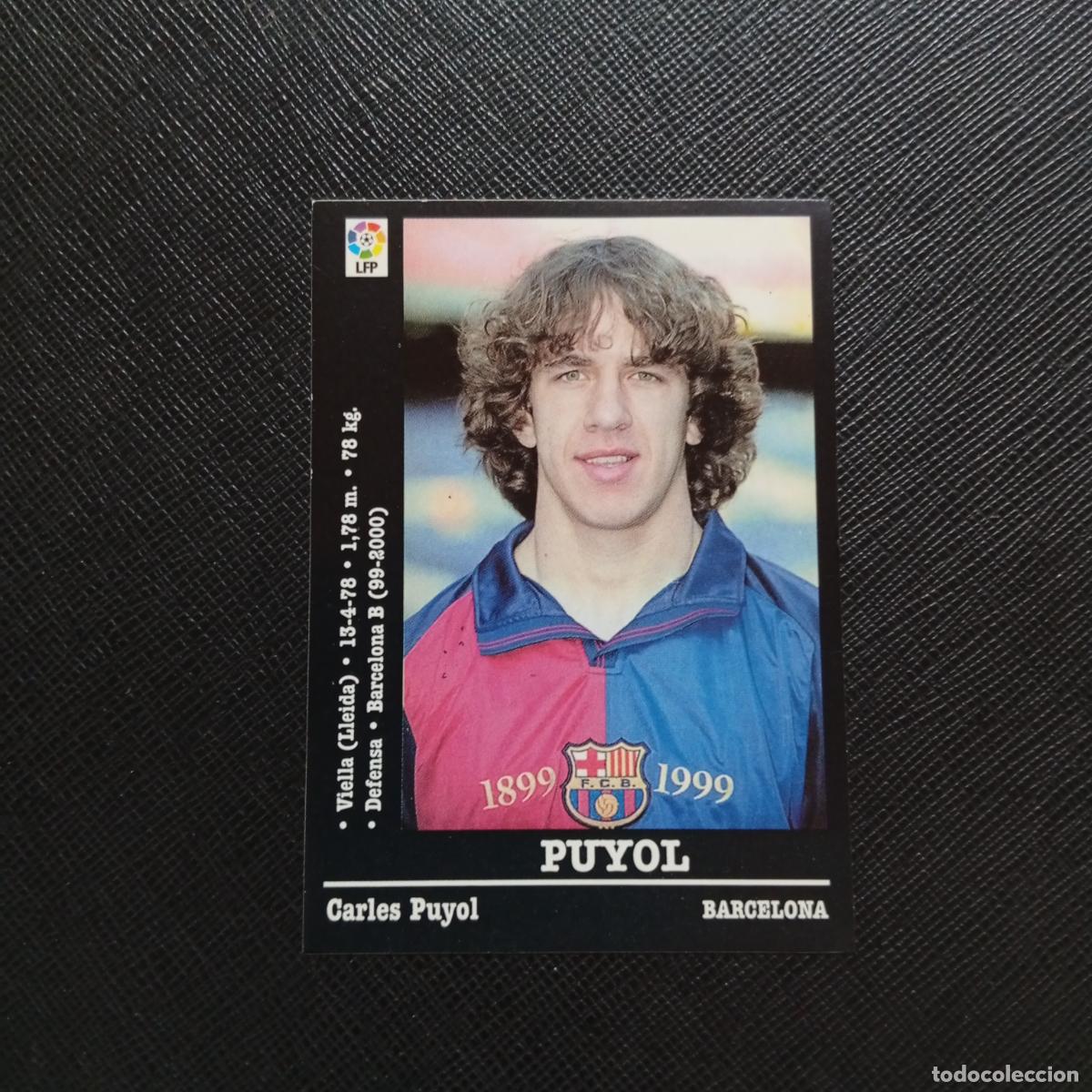 Cromos de F&uacute;tbol: 20 PUYOL BARCELONA PANINI 2000 2001 CROMO FUTBOL 00 01 LIGA - SIN PEGAR - A165 PG406