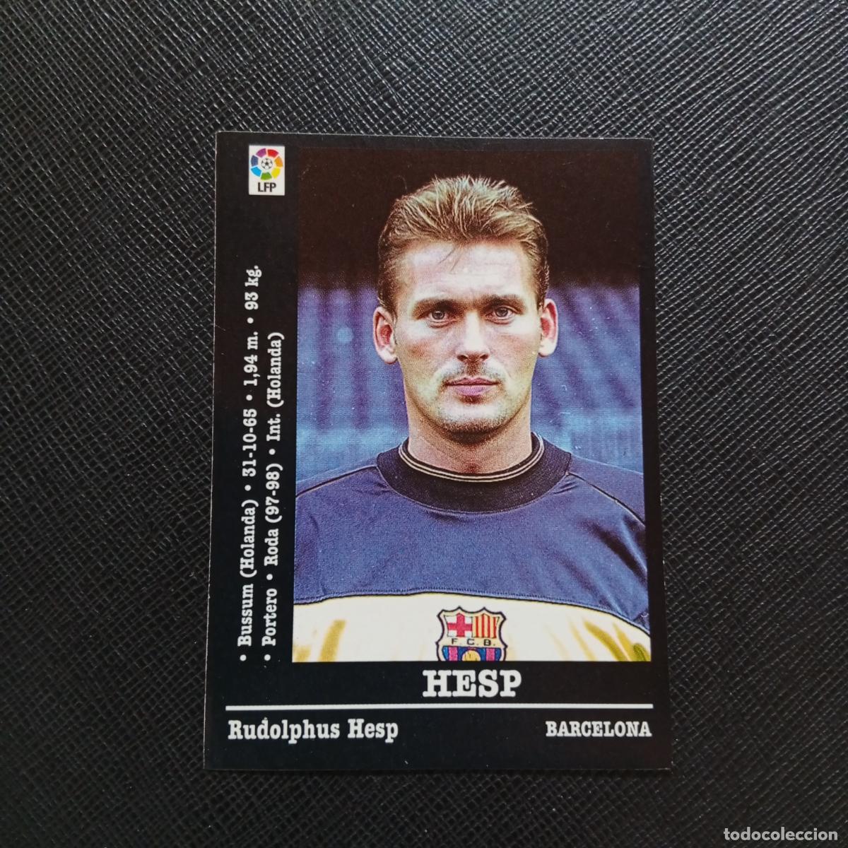 Cromos de F&uacute;tbol: 19 HESP BARCELONA PANINI 2000 2001 CROMO FUTBOL 00 01 LIGA - SIN PEGAR - A165 PG406