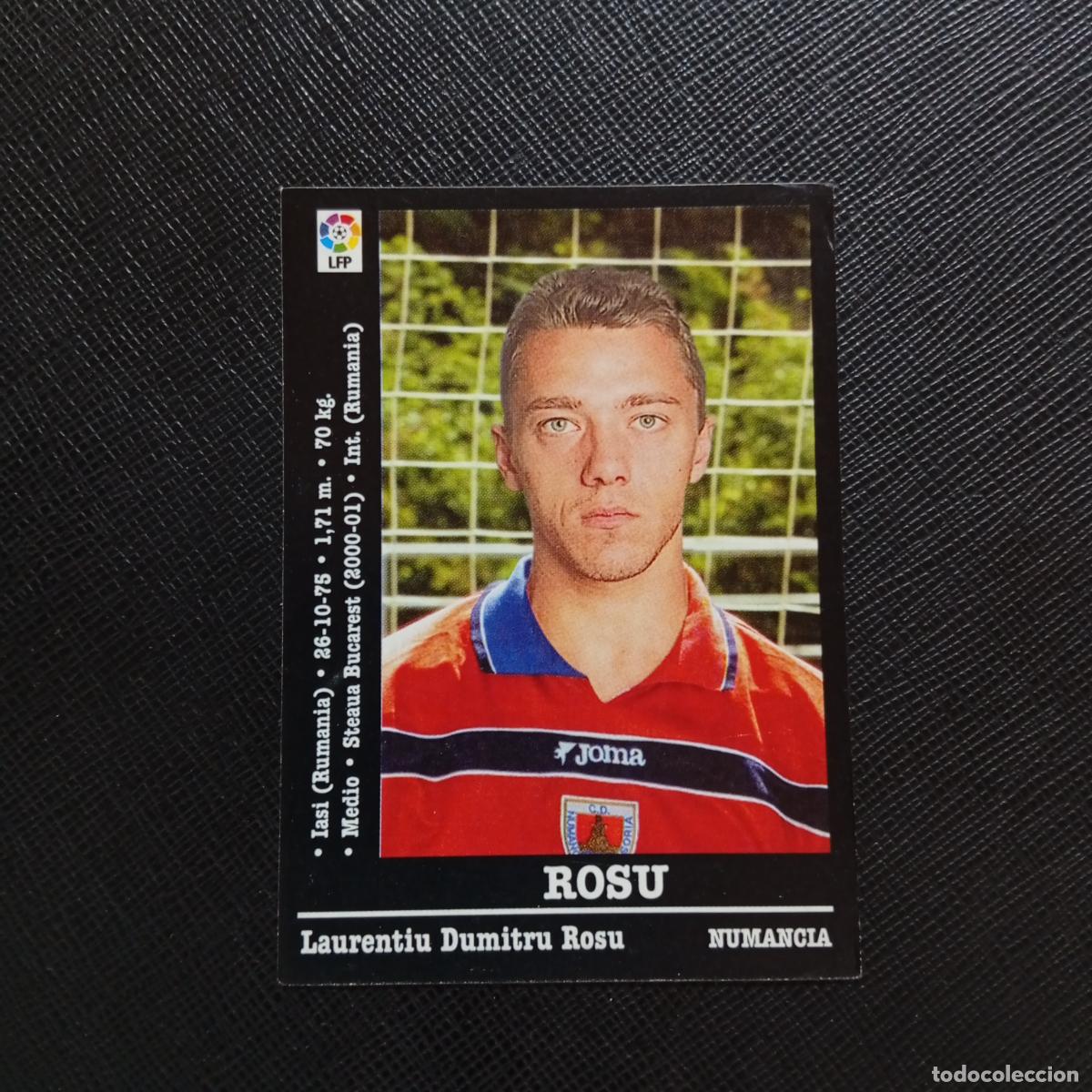 Cromos de F&uacute;tbol: ROSU NUMANCIA PANINI 2000 2001 CROMO FUTBOL 00 01 LIGA - SIN PEGAR - A165 PG415 ULTIMO FICHAJE