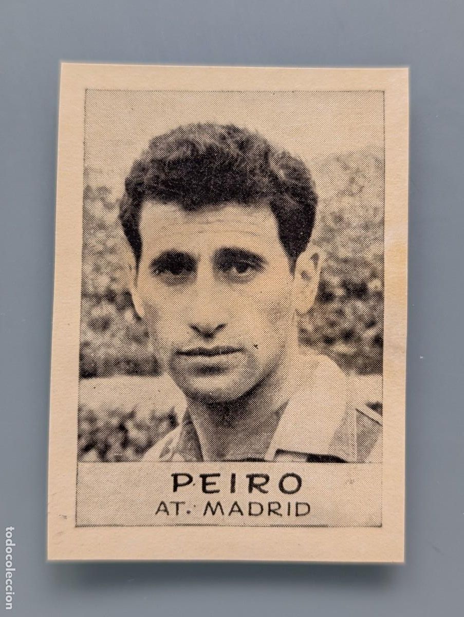 Figurine di Calcio: DIFICIL CROMO ORIGINAL VERY RARE CARD PEIRO ATLETICO MADRID 1960 JORNADA DEPORTIVA FOOTBALL FUTBOL