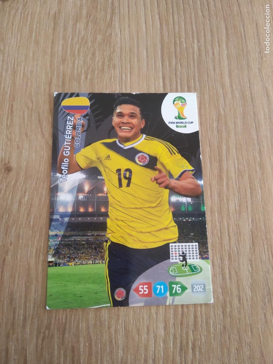 Cromos de F&uacute;tbol: teofilo gutierrez colombia CROMO FUTBOL PANINI ADRENALYN MUNDIAL 2014 WORLD CUP COPA DEL MUNDO