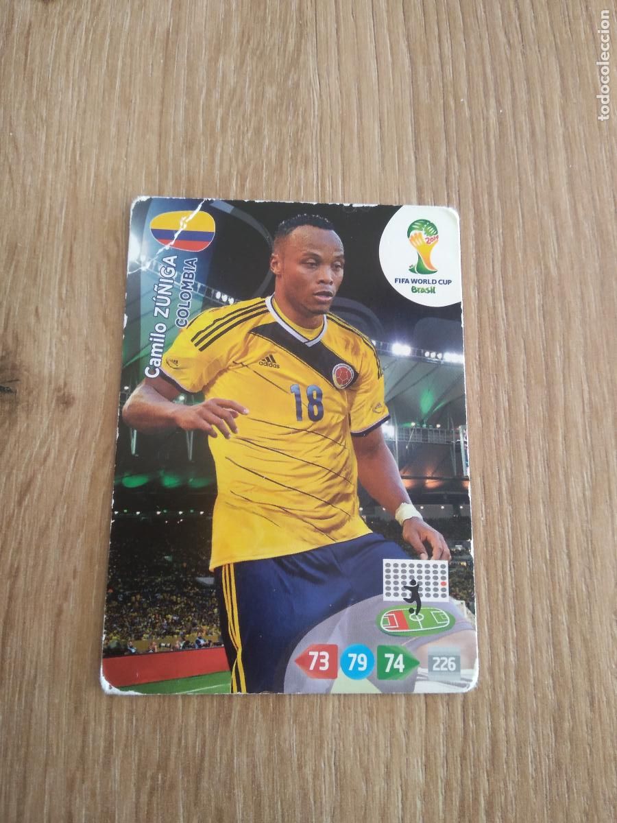 Cromos de F&uacute;tbol: CAMILO ZU&Ntilde;IGA colombia CROMO FUTBOL PANINI ADRENALYN MUNDIAL 2014 WORLD CUP COPA DEL MUNDO