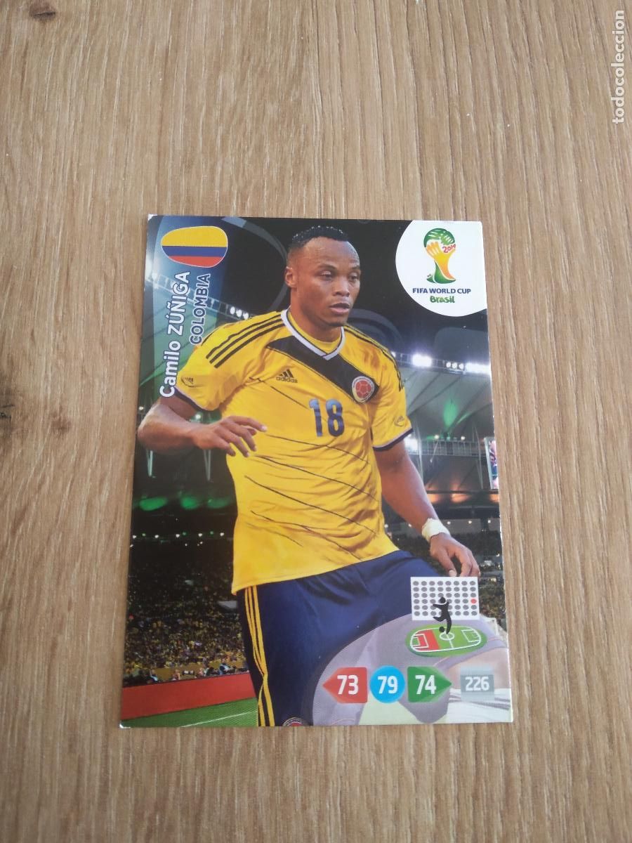 Cromos de F&uacute;tbol: CAMILO ZU&Ntilde;IGA colombia CROMO FUTBOL PANINI ADRENALYN MUNDIAL 2014 WORLD CUP COPA DEL MUNDO