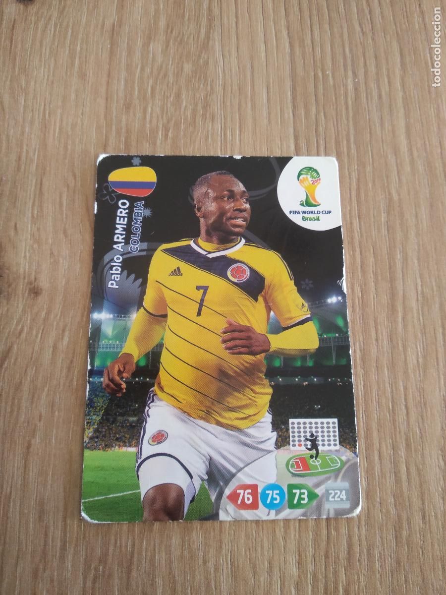 Cromos de F&uacute;tbol: PABLO ARMERO colombia CROMO FUTBOL PANINI ADRENALYN MUNDIAL 2014 WORLD CUP COPA DEL MUNDO
