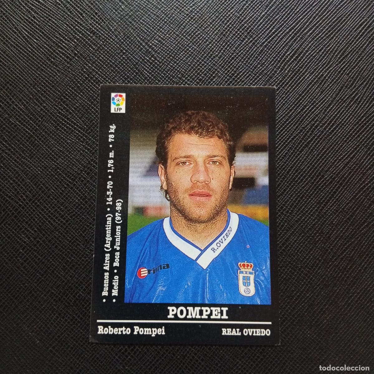 Cromos de F&uacute;tbol: 267 POMPEI OVIEDO PANINI 2000 2001 CROMO FUTBOL 00 01 LIGA - SIN PEGAR - A165 PG424