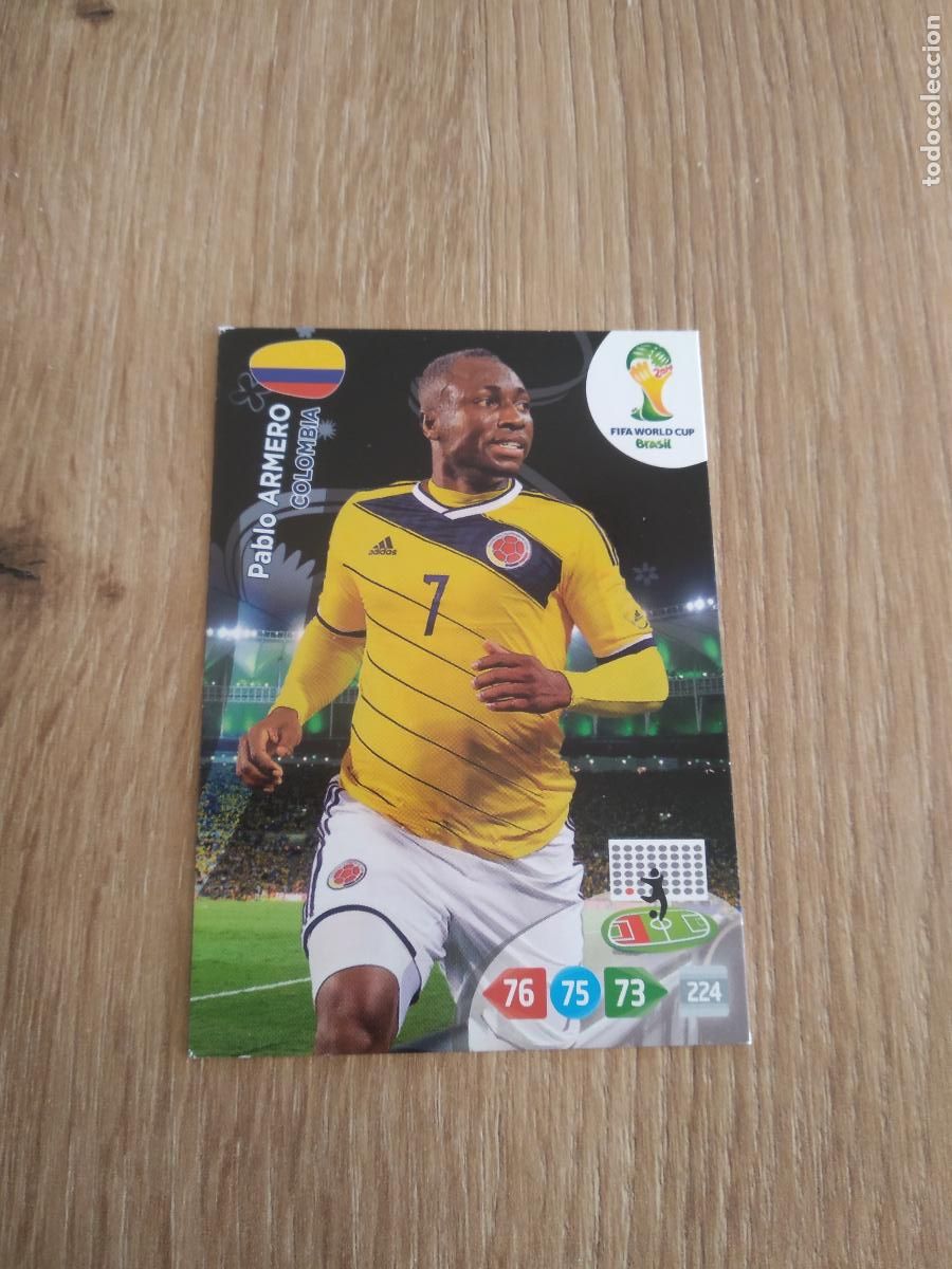 Cartes &agrave; collectionner de Football: PABLO ARMERO colombia CROMO FUTBOL PANINI ADRENALYN MUNDIAL 2014 WORLD CUP COPA DEL MUNDO