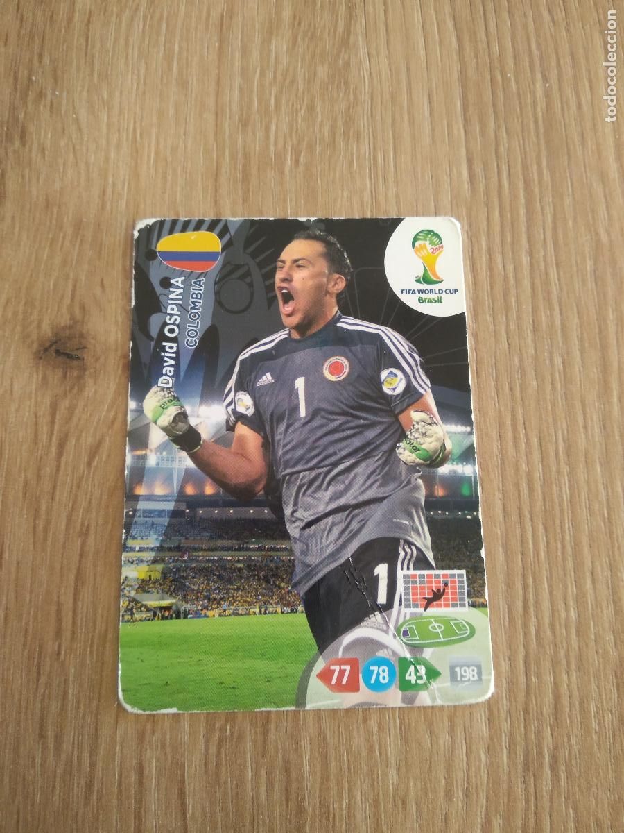 Cartes &agrave; collectionner de Football: DAVID OSPINA colombia CROMO FUTBOL PANINI ADRENALYN MUNDIAL 2014 WORLD CUP COPA DEL MUNDO