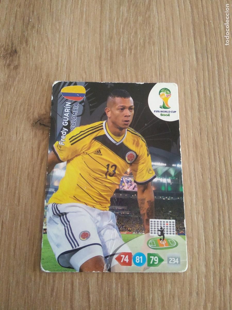 Cromos de F&uacute;tbol: FREDY GUARIN colombia CROMO FUTBOL PANINI ADRENALYN MUNDIAL 2014 WORLD CUP COPA DEL MUNDO