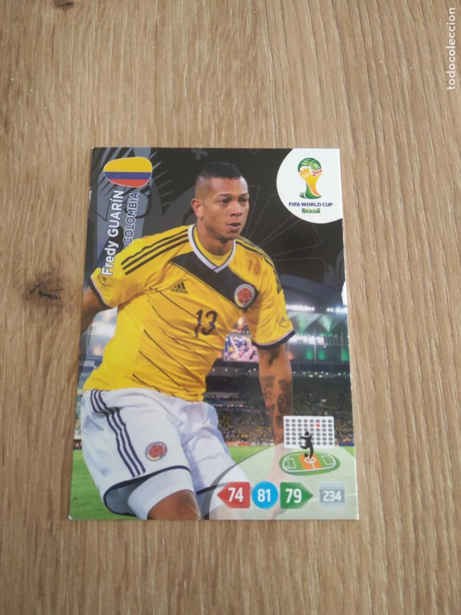 Cromos de F&uacute;tbol: FREDY GUARIN colombia CROMO FUTBOL PANINI ADRENALYN MUNDIAL 2014 WORLD CUP COPA DEL MUNDO