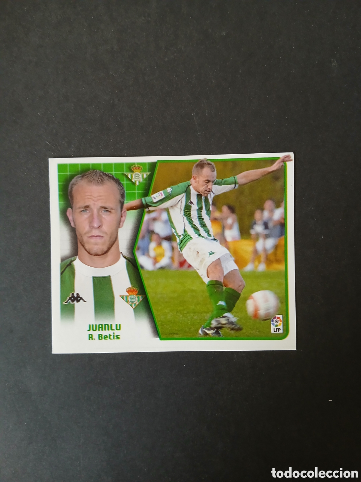 Cromos de F&uacute;tbol: JUANLU BETIS FICHAJE 12 LIGA ESTE 2005/06 05 06 NUNCA PEGADO SIN PEGAR