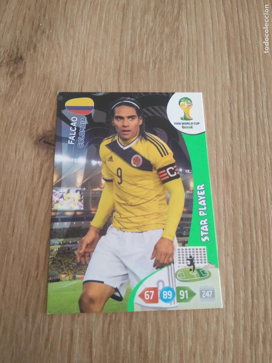 Cromos de F&uacute;tbol: FALCAO colombia CROMO FUTBOL PANINI ADRENALYN MUNDIAL 2014 WORLD CUP COPA DEL MUNDO