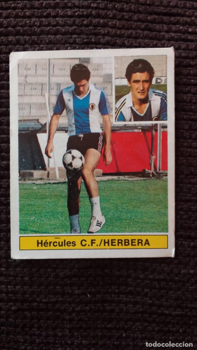 Cromos de F&uacute;tbol: CROMO CAMPEONATO LIGA 81-82. HERBERA. HERCULES C.F. EDICIONES ESTE.