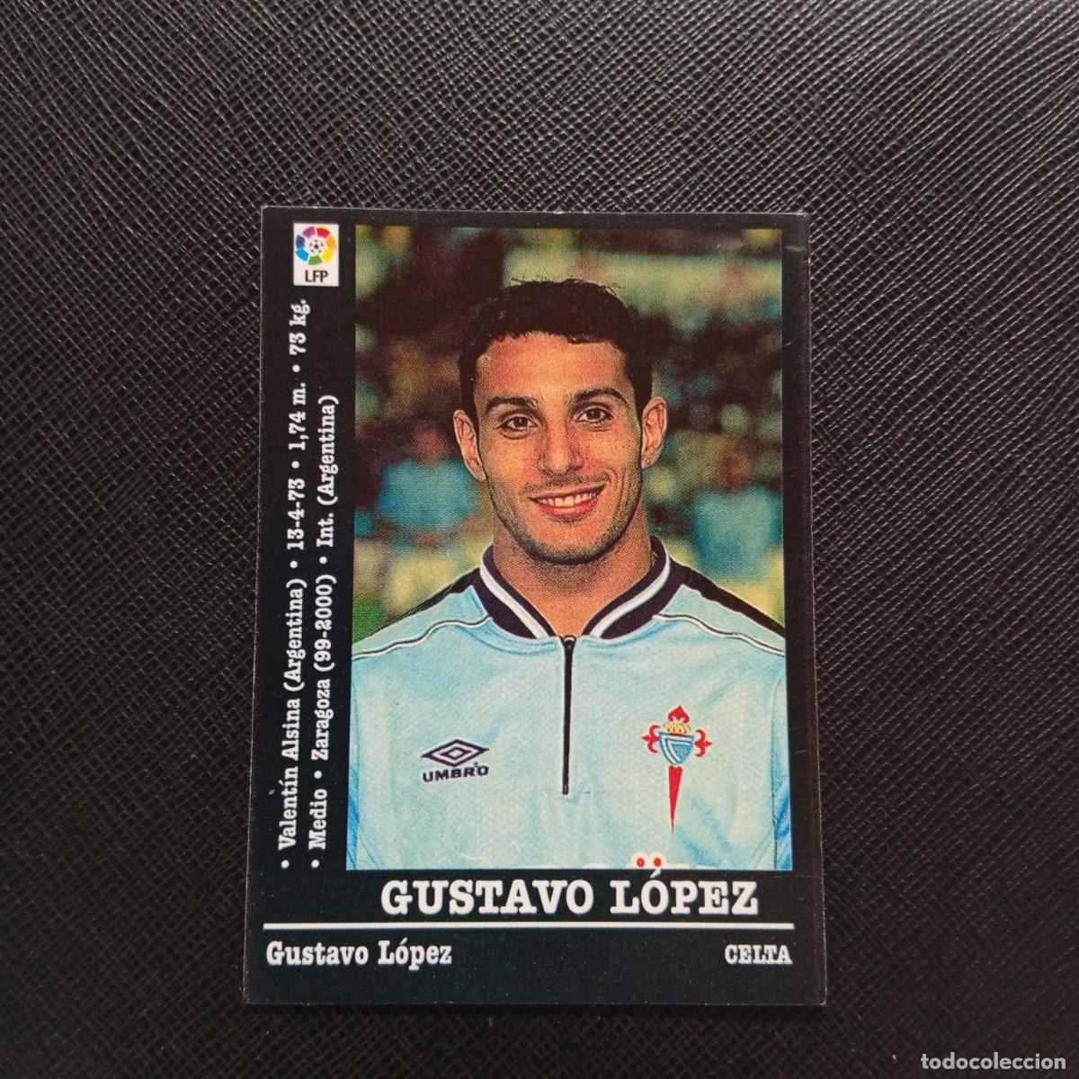 Cromos de F&uacute;tbol: 115 GUSTAVO LOPEZ CELTA PANINI 2000 2001 CROMO FUTBOL 00 01 LIGA - SIN PEGAR - A165 PG451