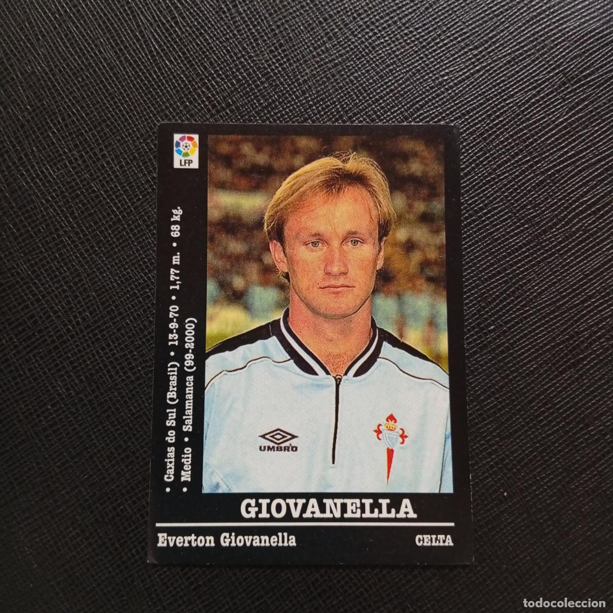 Cromos de F&uacute;tbol: 110 GIOVANELLA CELTA PANINI 2000 2001 CROMO FUTBOL 00 01 LIGA - SIN PEGAR - A165 PG451 B