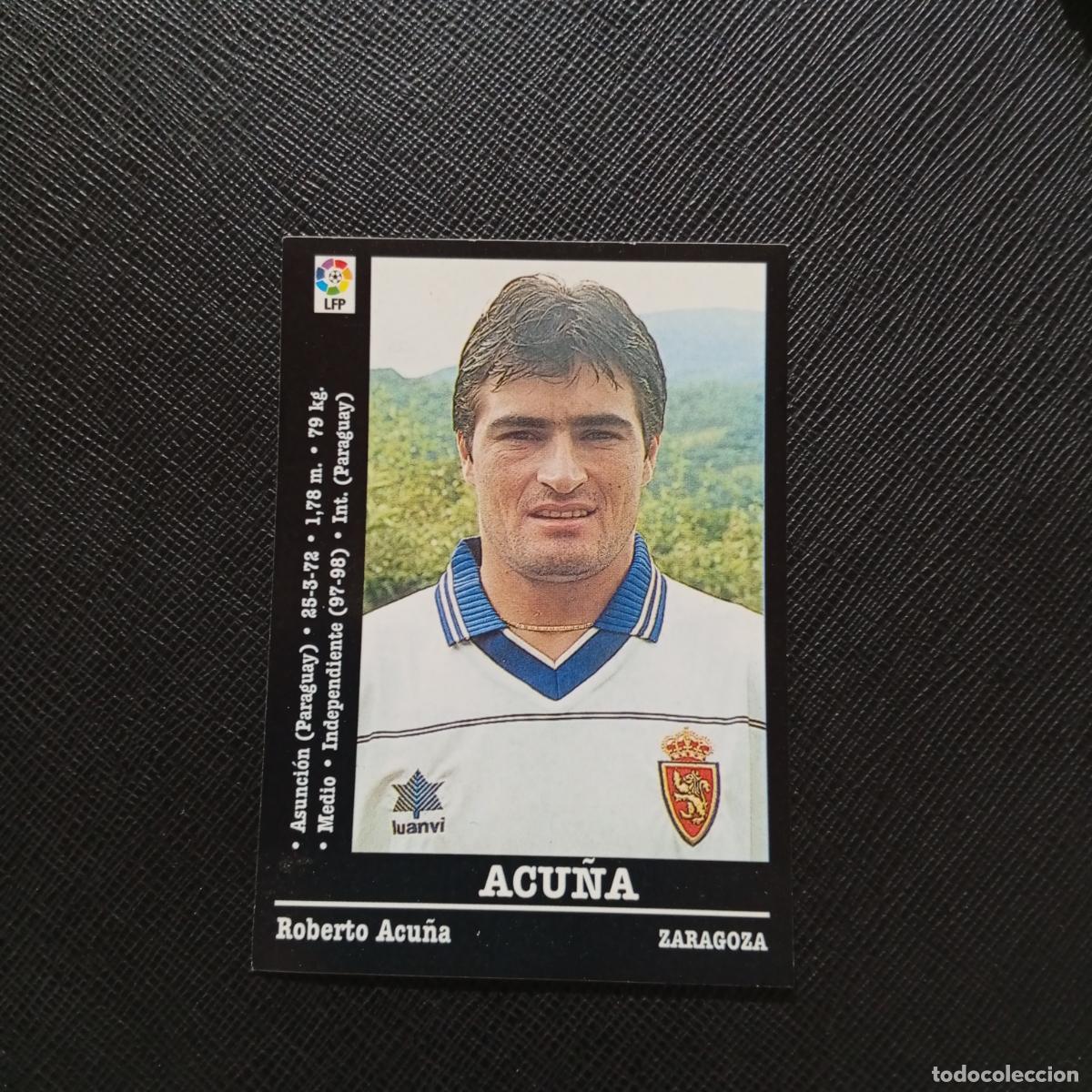 Cromos de F&uacute;tbol: 59 ACU&Ntilde;A ZARAGOZA PANINI 2000 2001 CROMO FUTBOL 00 01 LIGA - SIN PEGAR - A165 PG451