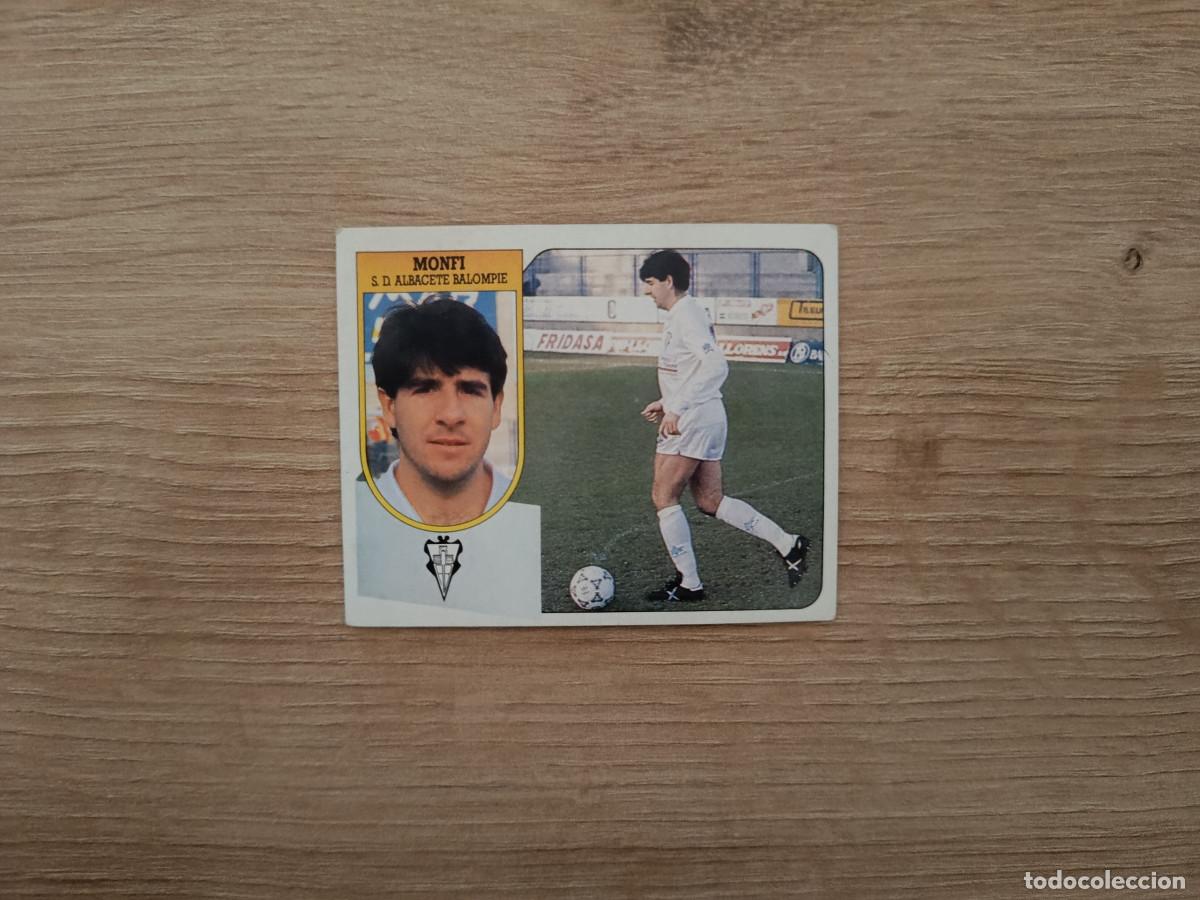 Cromos de F&uacute;tbol: CROMO DE FUTBOL LIGA ESTE MONFI ALBACETE SIN PEGAR NUNCA PEGADO 91 92 1991 1992 D426