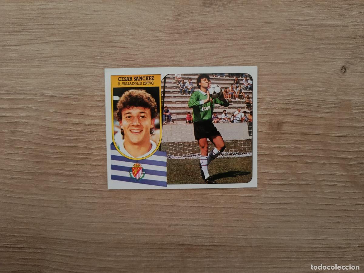 Cartes &agrave; collectionner de Football: CROMO DE FUTBOL LIGA ESTE CESAR SANCHEZ VALLADOLID SIN PEGAR NUNCA PEGADO 91 92 1991 1992 D426