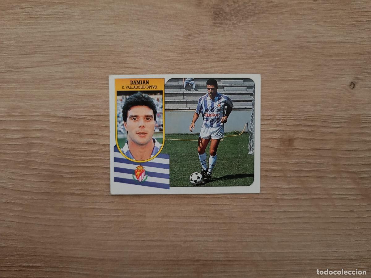Cartes &agrave; collectionner de Football: CROMO DE FUTBOL LIGA ESTE DAMIAN VALLADOLID SIN PEGAR NUNCA PEGADO 91 92 1991 1992 D426