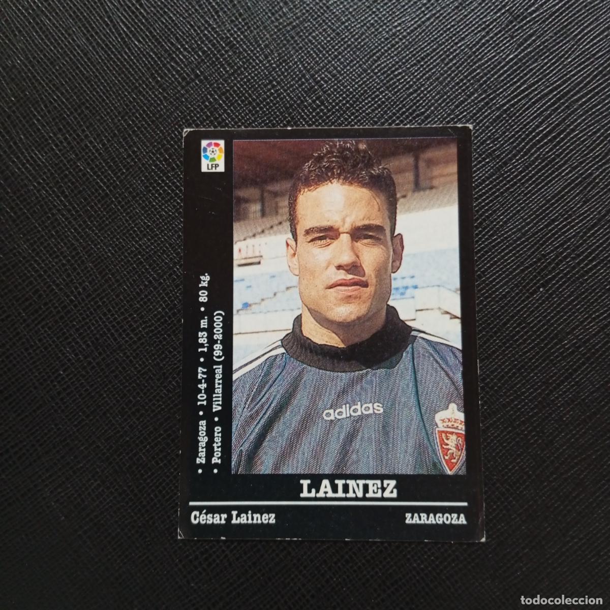 Cartes &agrave; collectionner de Football: 68 LAINEZ ZARAGOZA PANINI 2000 2001 CROMO FUTBOL 00 01 LIGA - SIN PEGAR - A165 PG469