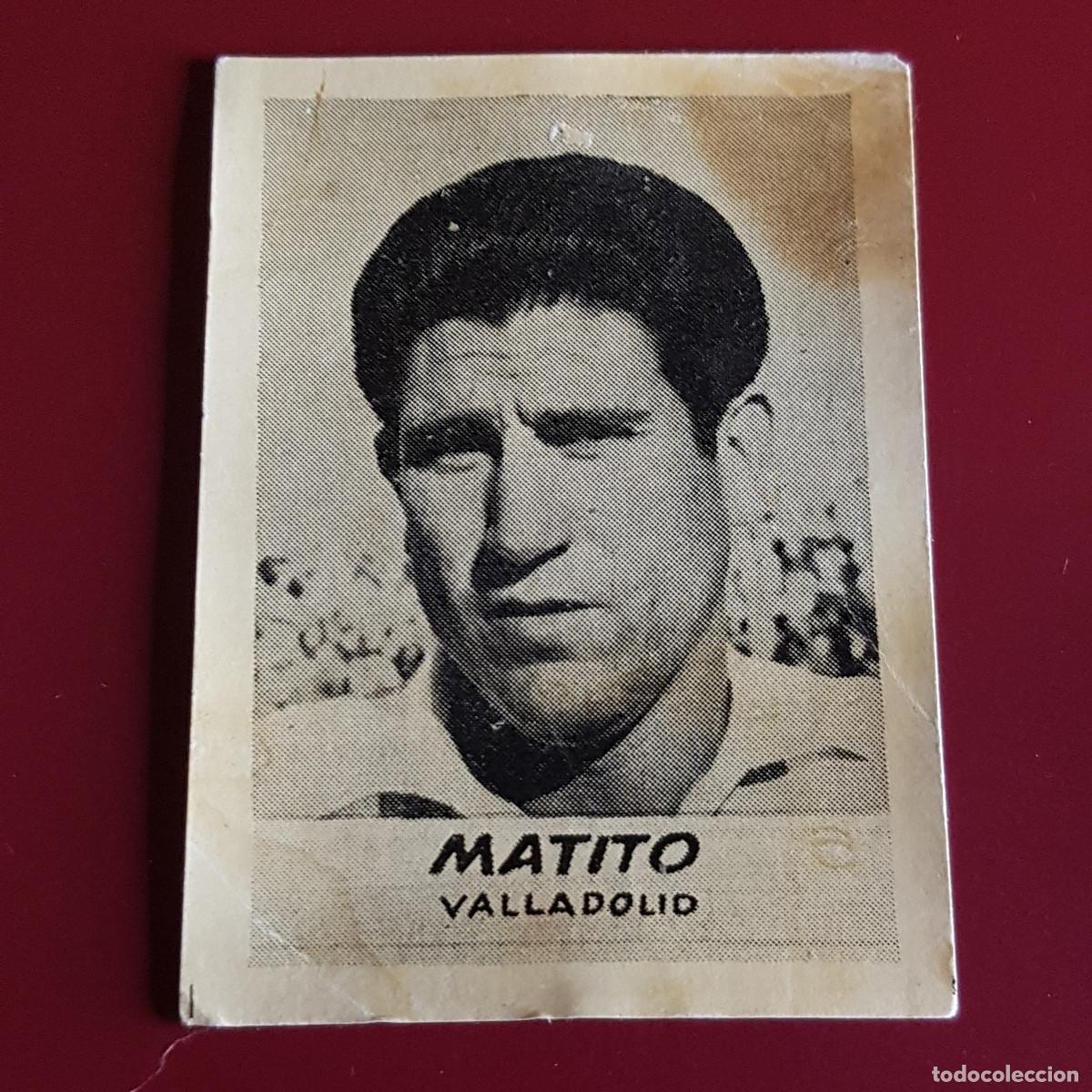 Fu&szlig;ball-Sticker: JORNADA DEPORTIVA - FUTBOLISTAS - 1960 1961 - 60 61 - VALLADOLID - MATITO - NUNCA PEGADO