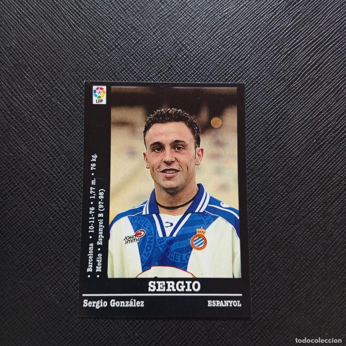 Cromos de Futebol: 230 SERGIO ESPA&Ntilde;OL PANINI 2000 2001 CROMO FUTBOL 00 01 LIGA - SIN PEGAR - A165 PG478