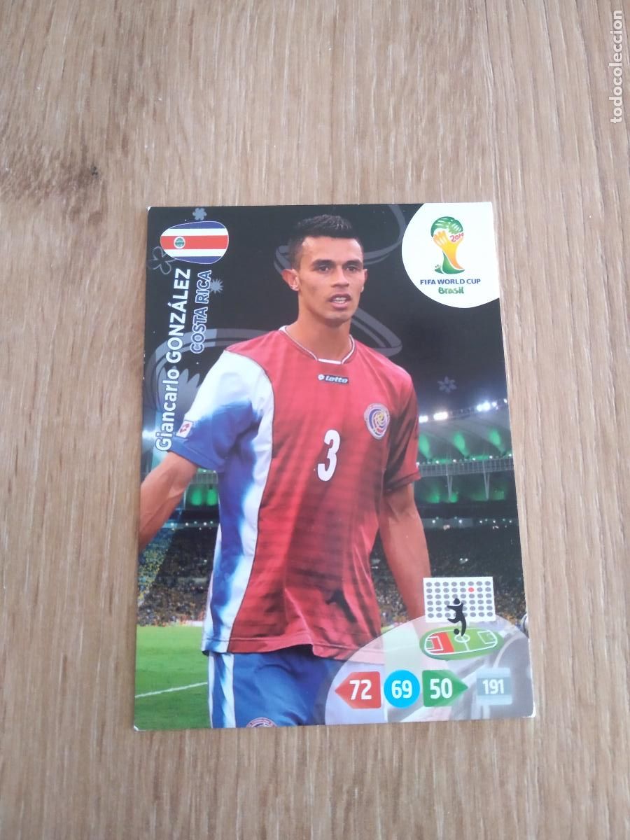 Cromos de F&uacute;tbol: GIANCARLO GONZALEZ COSTA RICA CROMO FUTBOL PANINI ADRENALYN MUNDIAL 2014 WORLD CUP COPA DEL MUNDO