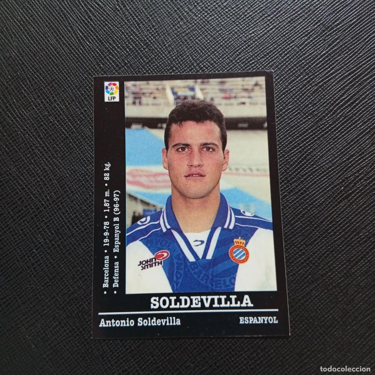 Cromos de F&uacute;tbol: 226 SOLDEVILLA ESPA&Ntilde;OL PANINI 2000 2001 CROMO FUTBOL 00 01 LIGA - SIN PEGAR - A165 PG478