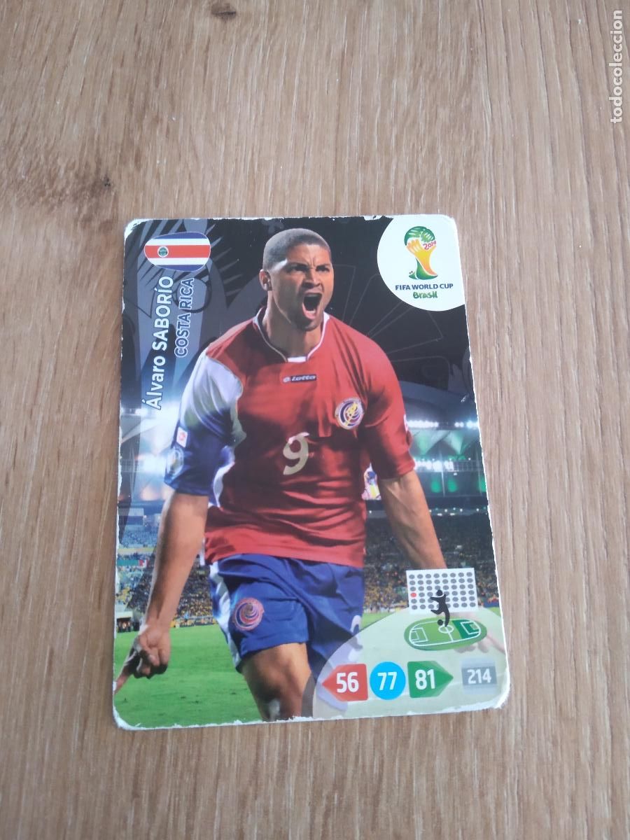 Cromos de F&uacute;tbol: ALVARO SABORIO COSTA RICA CROMO FUTBOL PANINI ADRENALYN MUNDIAL 2014 WORLD CUP COPA DEL MUNDO