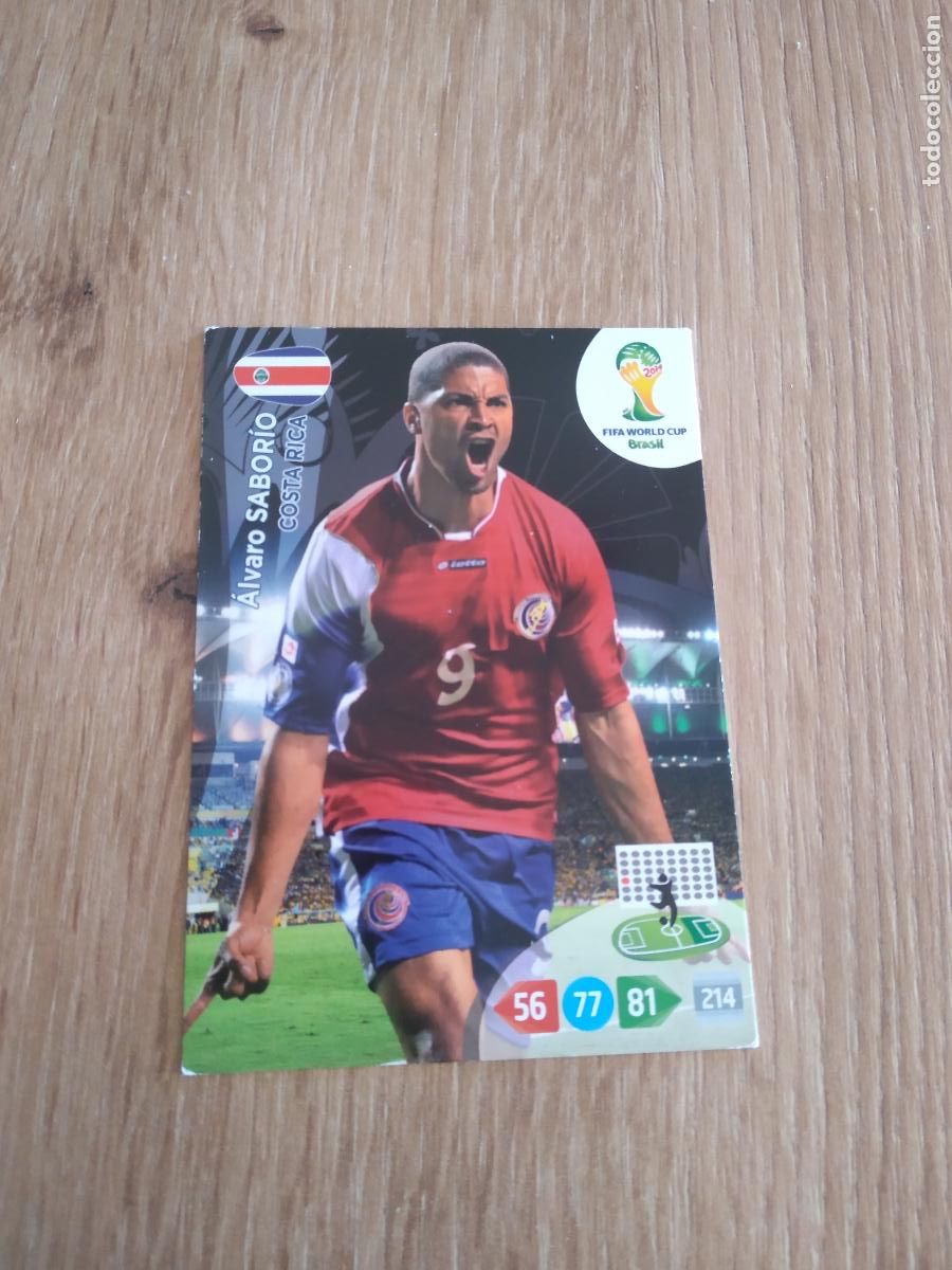 Cartes &agrave; collectionner de Football: ALVARO SABORIO COSTA RICA CROMO FUTBOL PANINI ADRENALYN MUNDIAL 2014 WORLD CUP COPA DEL MUNDO