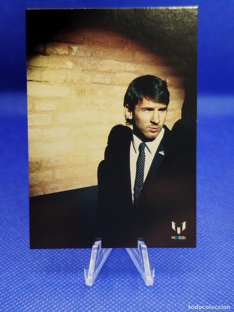 Cromos de F&uacute;tbol: #55 LIONEL MESSI 2013 ICONS OFFICIAL MESSI CARD COLECTION FC BARCELONA BALON ORO 09