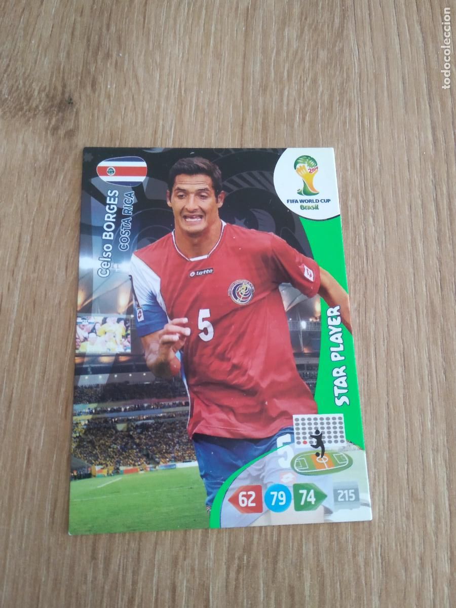 Cromos de F&uacute;tbol: CELSO BORGES COSTA RICA CROMO FUTBOL PANINI ADRENALYN MUNDIAL 2014 WORLD CUP COPA DEL MUNDO