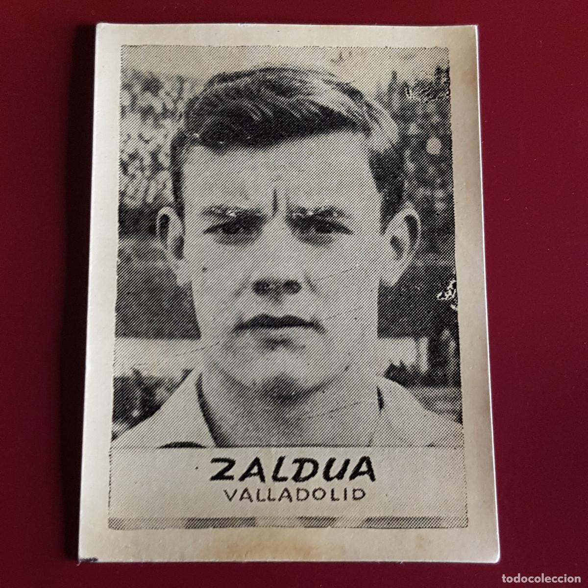 Cromos de F&uacute;tbol: JORNADA DEPORTIVA - FUTBOLISTAS - 1960 1961 - 60 61 - VALLADOLID - ZALDUA - NUNCA PEGADO