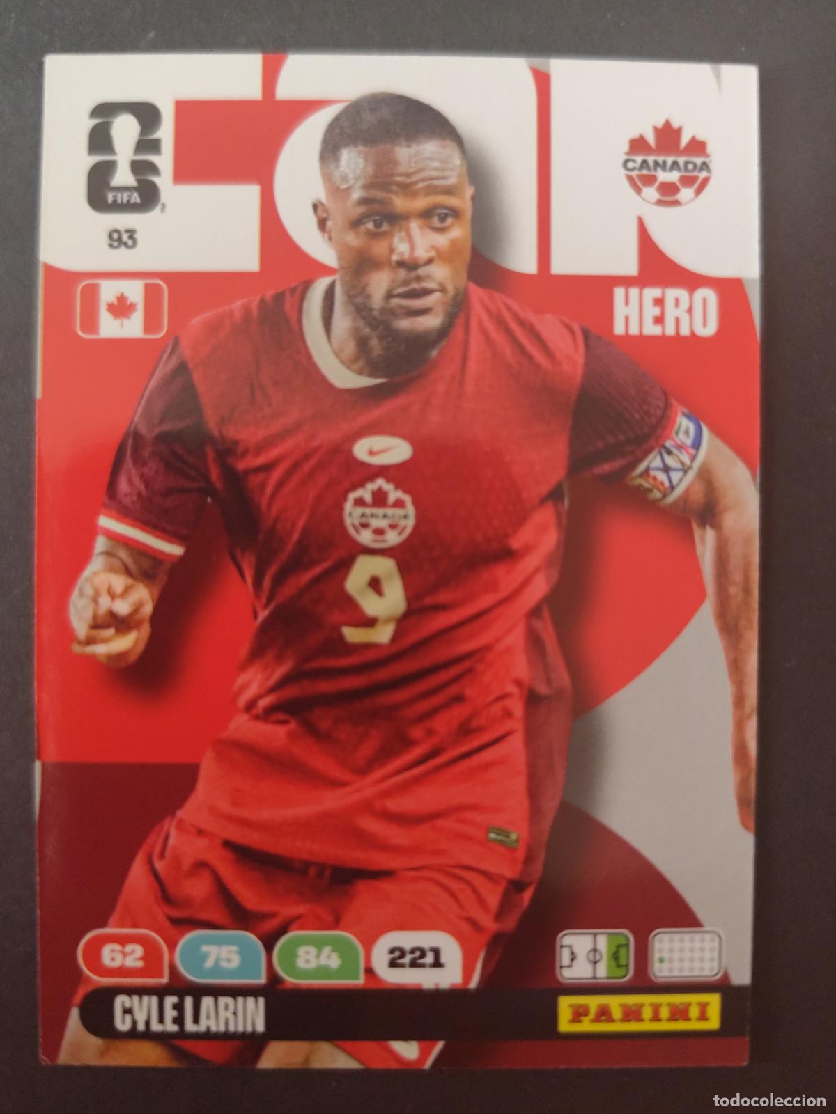 Cromos de F&uacute;tbol: 93 CYLE LARIN CANAD&Aacute; ADRENALYN MUNDIAL FIFA WORLD CUP 2026 PANINI