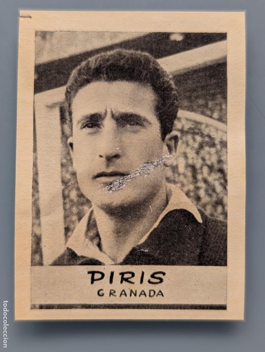 Cromos de F&uacute;tbol: DIFICIL CROMO VERY RARE CARD PIRIS GRANADA JORNADA DEPORTIVA 1960 FOOTBALL FUTBOL ANDALUCIA