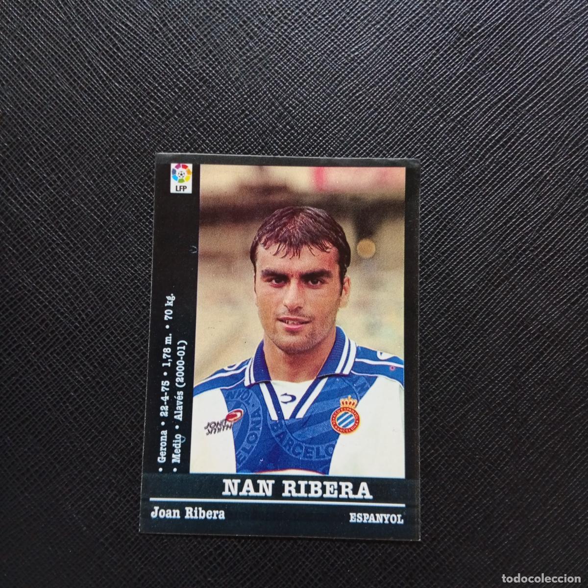 Cromos de F&uacute;tbol: NAN RIBERA ESPA&Ntilde;OL PANINI 2000 2001 CROMO FUTBOL 00 01 LIGA - SIN PEGAR - A165 PG496 ULTIMO FICHAJE