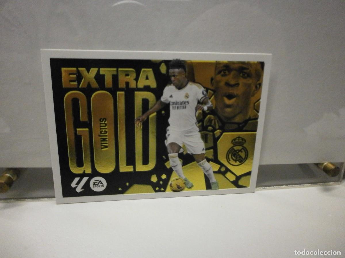 Cromos de F&uacute;tbol: cromo extra gold vinicius 2024 25